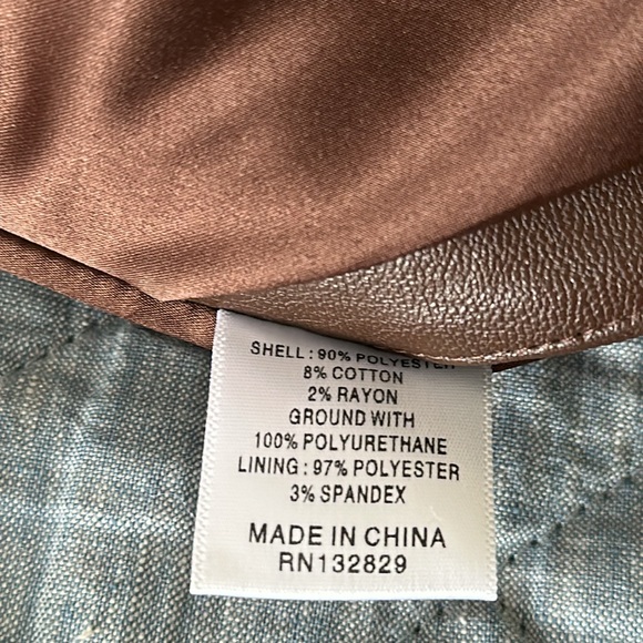 REVOLVE - Vegan Leather Ruffle Mini Skirt - Size S - Picture 4 of 6